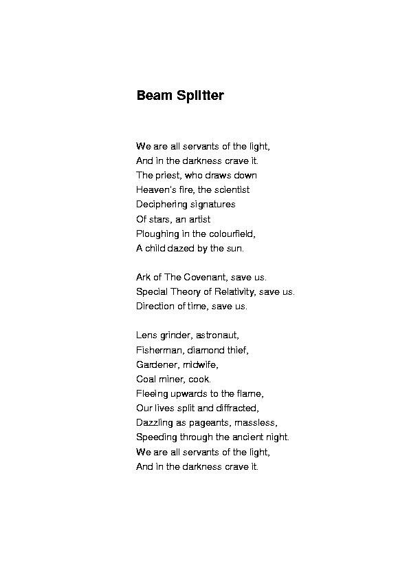 Beam Splitter